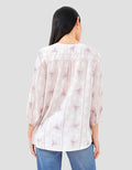 Geela Leony Leaf Blouse Wanita