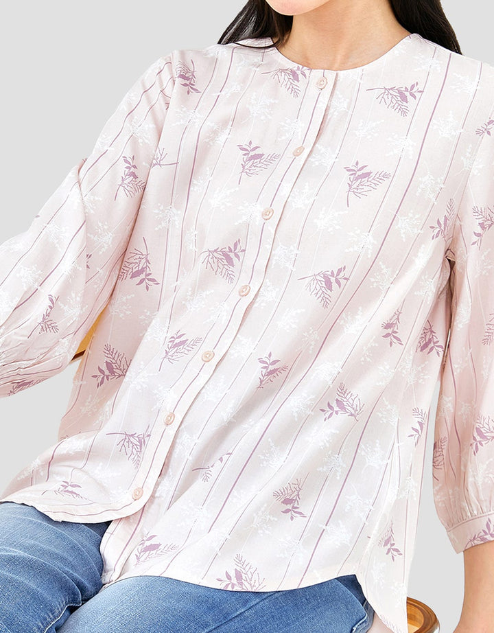 Geela Leony Leaf Blouse Women