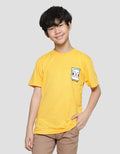 Nevada Pe Funny Face Kaos Lengan Pendek Anak Laki-Laki