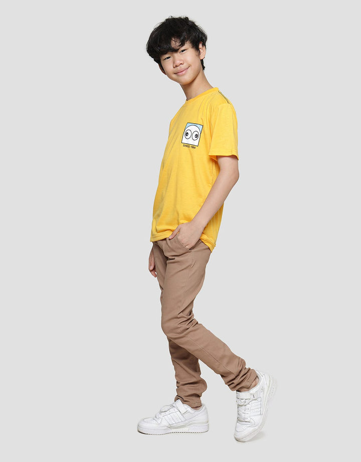 Nevada Pe Funny Face Kaos Lengan Pendek Anak Laki-Laki