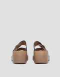 St. Yves Buckle Strap Sandal Wedges Wanita