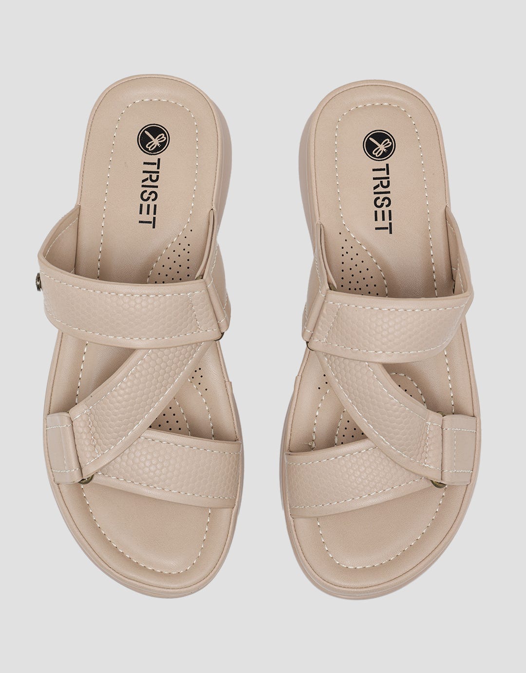 Triset Cross Stitch Casual Sandals for Women