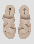 Triset Stitch Cross Sandal Casual Wanita