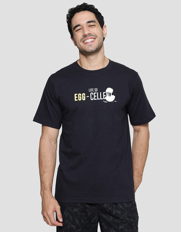 T Zone Wording - Egg-Cellent Kaos Lengan Pendek Pria