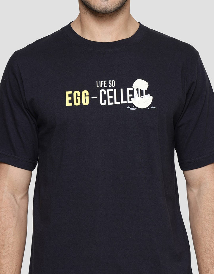 T Zone Wording - Egg-Cellent Kaos Lengan Pendek Pria
