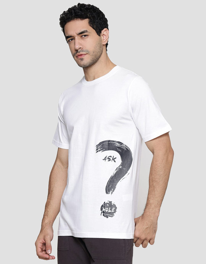 T Zone Wording - Askhole Kaos Lengan Pendek Pria