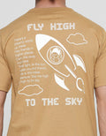 T Zone Kaos Lengan Pendek Pria Upshot - Backprint Fly High