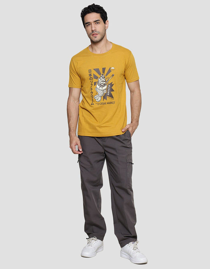 T Zone Print Theme Japan Oshi Market Men's Short Sleeve T-Shirt