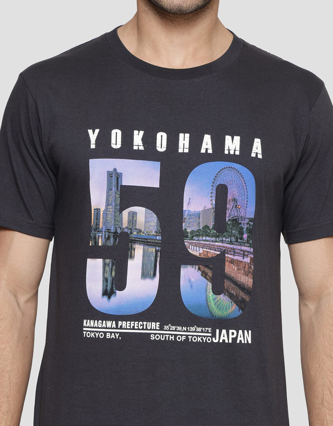 T Zone City Photoprint Tokyo 3 Kaos Pria