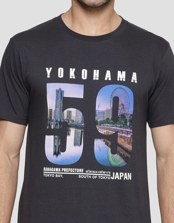 T Zone City Photoprint Tokyo 3 Kaos Pria