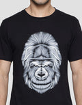 T Zone Gorila Theme Kaos Casual Pria