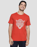 T Zone Tiger Theme Kaos Casual Pria