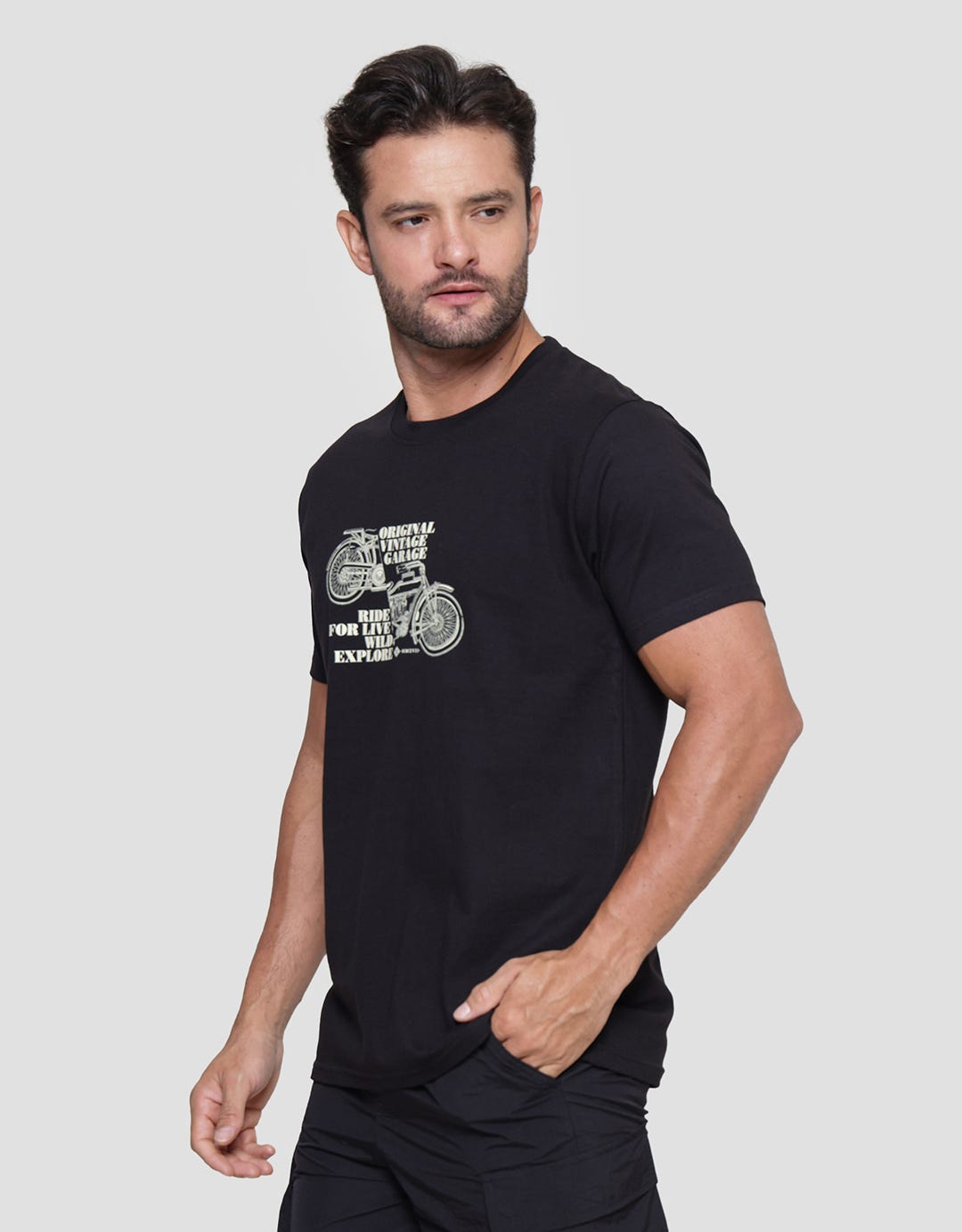 T Zone Big Size Theme Journey 4 Kaos Lengan Pendek Pria
