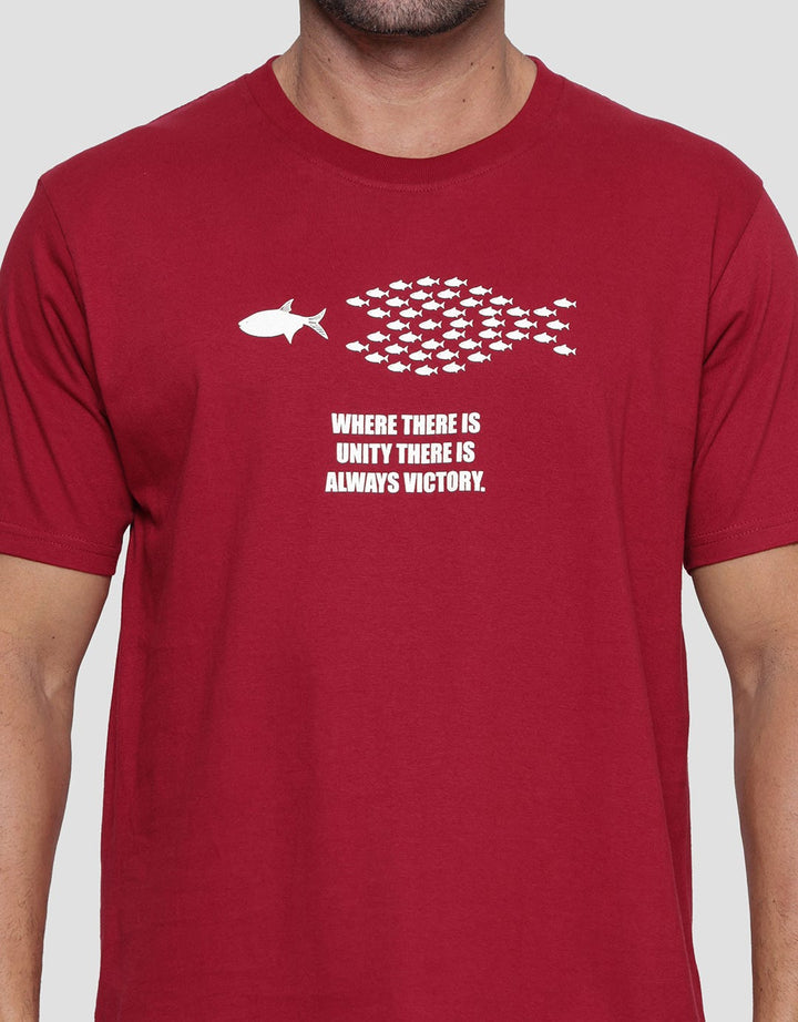 T Zone Wording Empowerment - Fish Kaos Big Size Lengan Pendek Pria