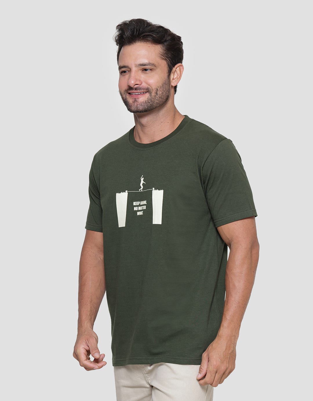 T Zone Big Size People Kaos Lengan Pendek Pria