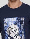 T Zone Anime 3 Print Kaos Pria
