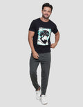 T Zone Anime Photo Print Kaos Casual Pria