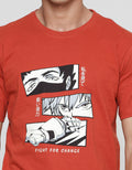 T Zone Anime 6 Print Men's T-Shirt