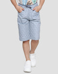 Nevada Double Ribstop Woven Print Abstract Boys Shorts