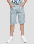 Nevada Double Ribstop Woven Print Abstract Boys Shorts