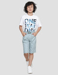 Nevada Double Ribstop Woven Print Abstract Boys Shorts