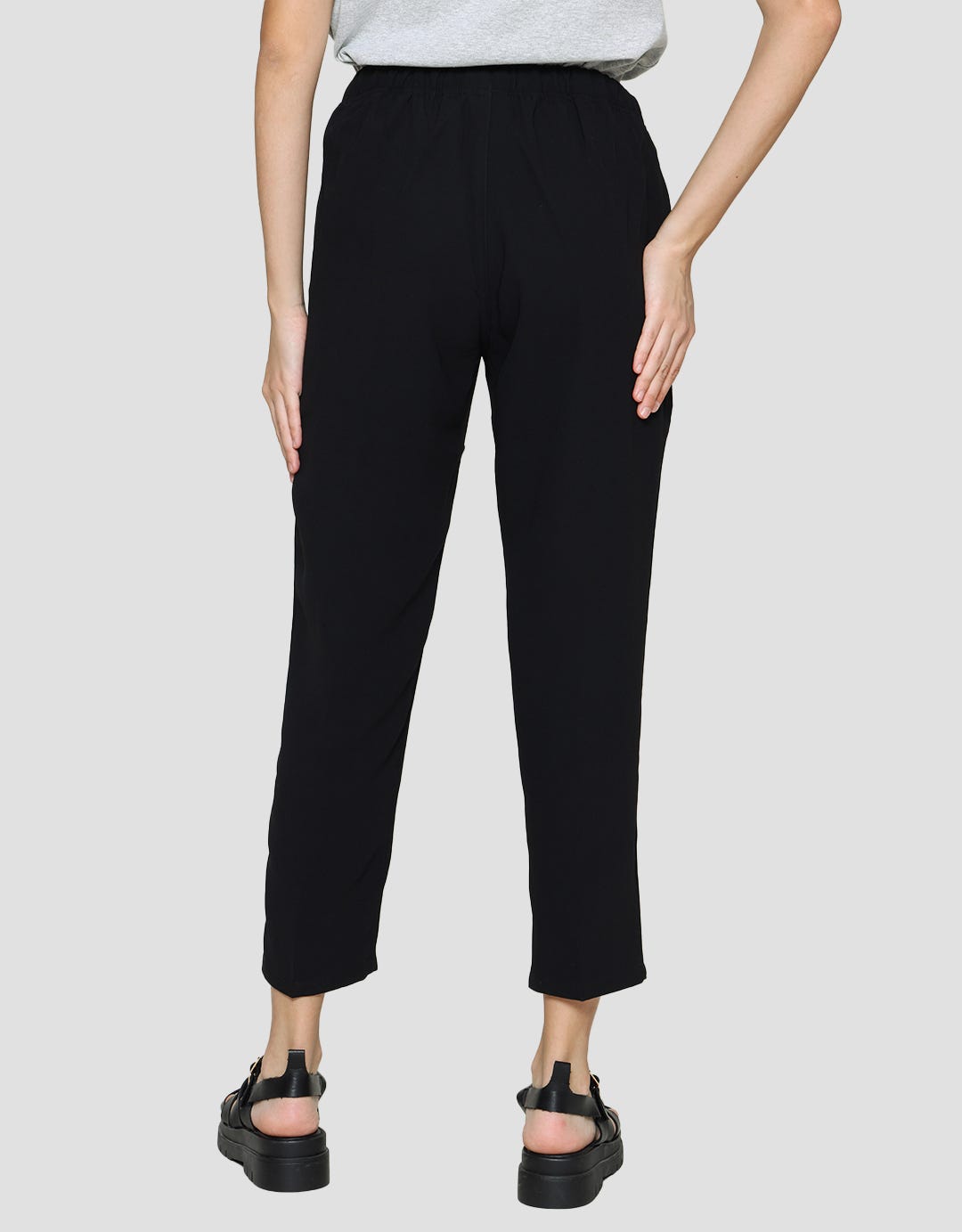 Anyday Tapered With Solid Color Celana Panjang Wanita