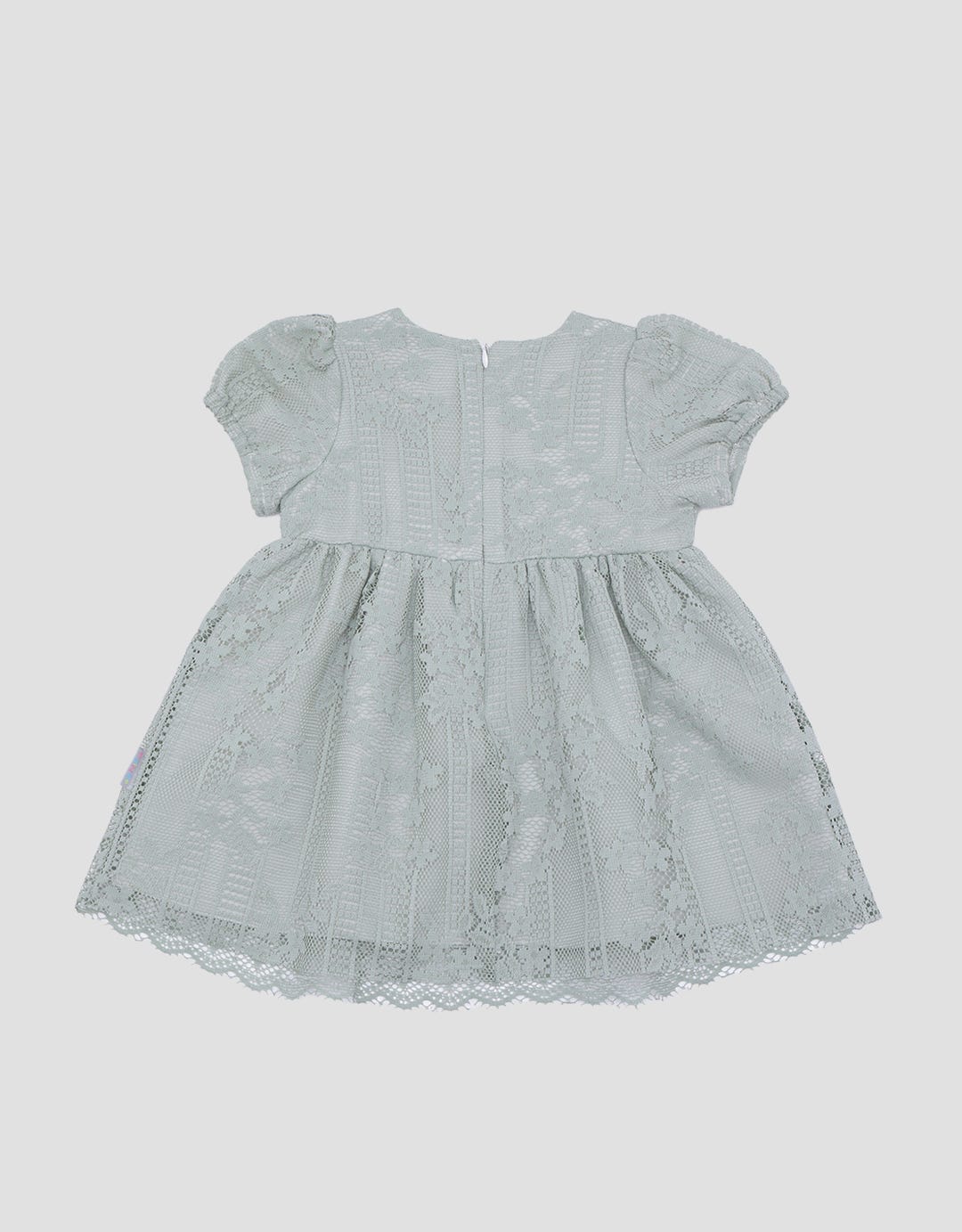 Pipiniko Ruffle Double Lace Midi Dress for Girls