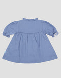 Pipiniko Chambray Ruffle Kaos Anak Bayi