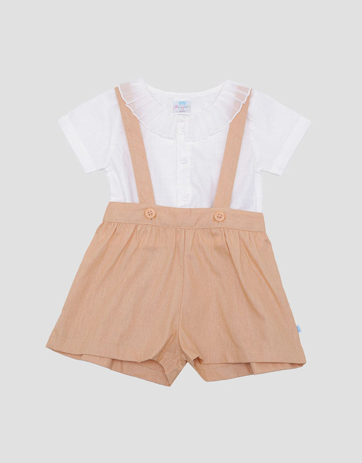 Pipiniko Celana Overall Woven Anak Perempuan