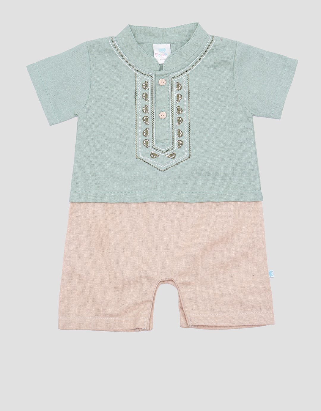 Pipiniko Peci Bamus Dino Trrom12 Romper Set Anak Laki-Laki