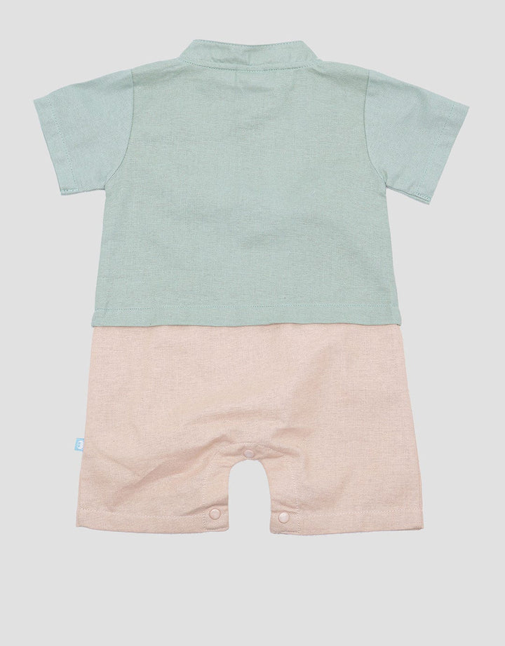 Pipiniko Peci Bamus Dino Trrom12 Romper Set Anak Laki-Laki