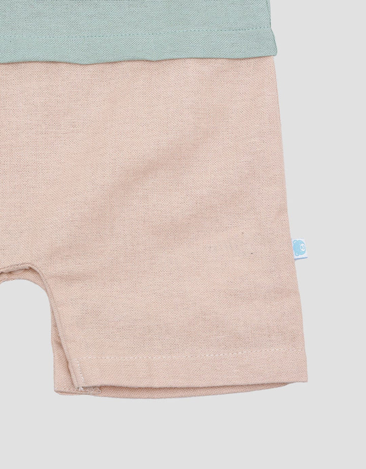 Pipiniko Peci Bamus Dino Trrom12 Romper Set Anak Laki-Laki