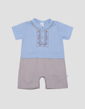Pipiniko Set Peci Bamus Dino Romper Anak Laki-Laki