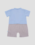 Pipiniko Set Peci Bamus Dino Romper Anak Laki-Laki