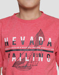Nevada Sailing Print Kaos Anak Laki-laki