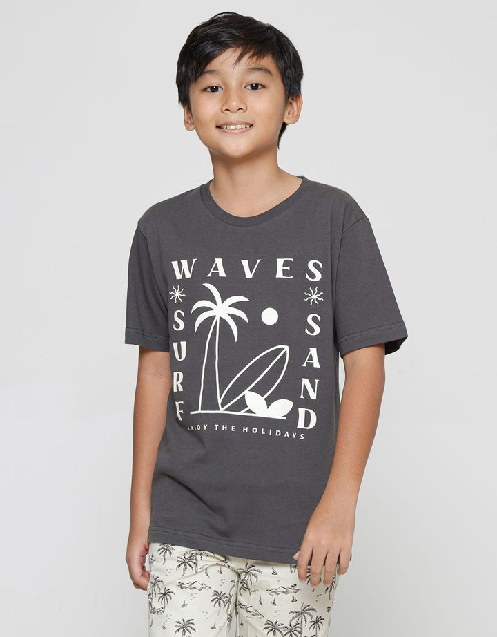 Nevada Surf Wave Kaos Anak Laki-laki