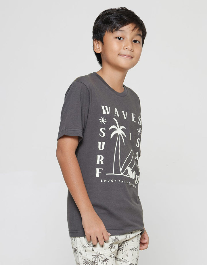 Nevada Surf Wave Kaos Anak Laki-laki