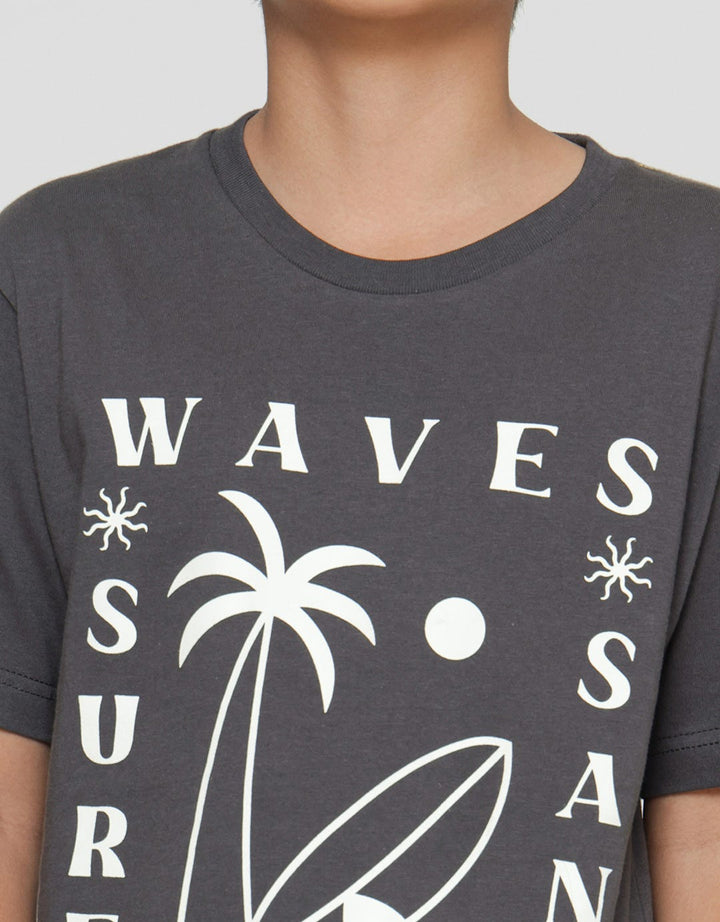 Nevada Surf Wave Kaos Anak Laki-laki