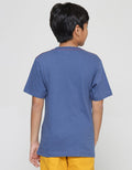 Nevada Waves Outline Kaos Anak Laki-laki