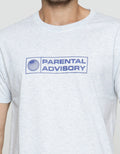 T Zone Kaos Lengan Pendek Big Size Pria Theme Sign Warning