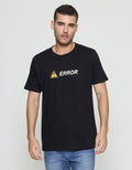 T Zone Kaos Lengan Pendek Big Size Pria Warning - Error