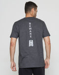 T Zone Big Size Theme Sign Warning Beware Men's T-Shirt