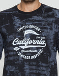 T Zone California One Retro Kaos Pria