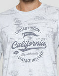 T Zone California Two Retro Kaos Pria