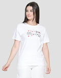 Nevada Happy Valentines Day Kaos Lengan Pendek Wanita