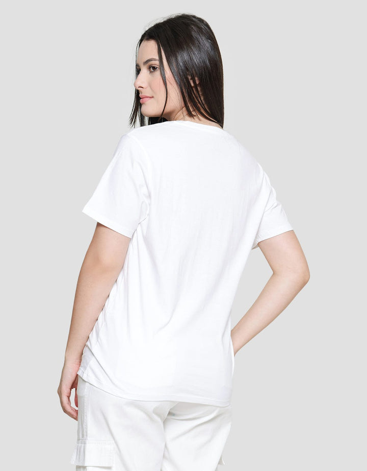 Nevada Happy Valentines Day Kaos Lengan Pendek Wanita