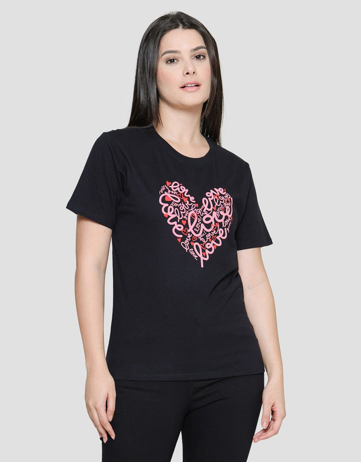 Nevada Love Kaos Lengan Pendek Wanita
