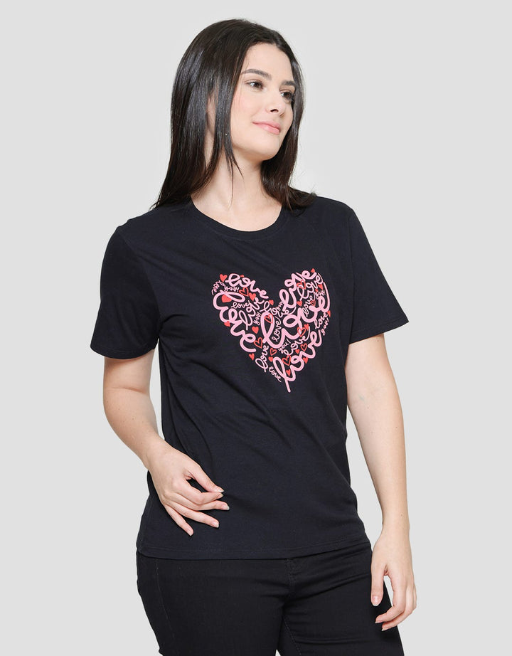 Nevada Love Kaos Lengan Pendek Wanita