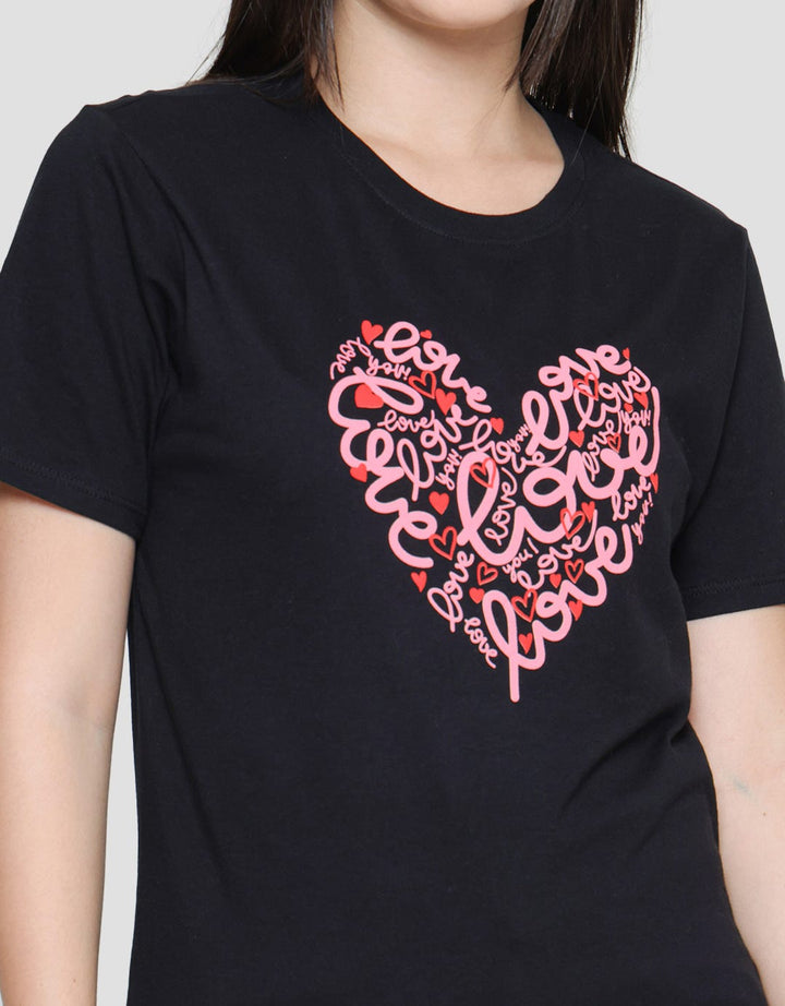 Nevada Love Kaos Lengan Pendek Wanita