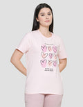 Nevada Happiness Heart Kaos Wanita